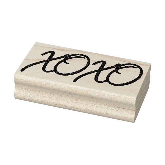 XOXO Kisses and Hugs - Script Gummistempel (Stempel)