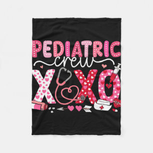 Xoxo Krankenschwester Pädiatrisches Crew-Krankensc Fleecedecke