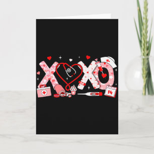 Xoxo Krankenschwester Valentinstag Stethoskop Vale Karte