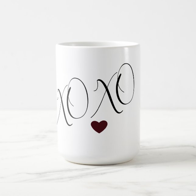 XOXO Liebe Herz Kaffeetasse (Mittel)