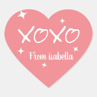 xoxo love mignon autocollant