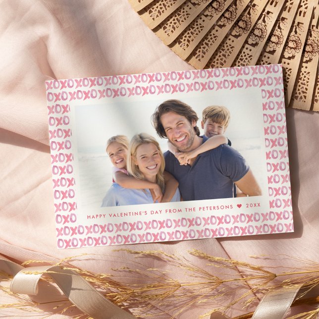 XOXO Peint | Carte photo de la Saint Valentin (Créateur téléchargé)