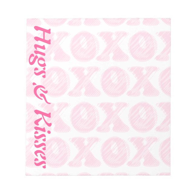 XOXO Personalisiert Notepad Notizblock (Vorderseite)