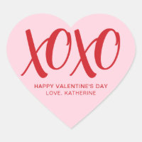 XOXO rosa Moderne niedliche Valentinstag