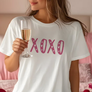 XOXO rose, T-shirt Saint Valentin