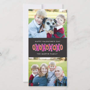 XOXO Saint Valentin Deux Cartes photos