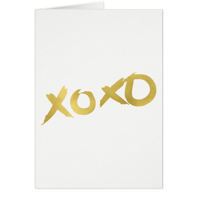 XOXO Shiny Gold Moderne Imitate Pinacoteca comunal (Vorne)