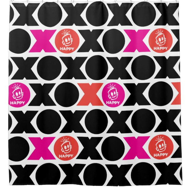 XOXO Shower Curtain Duschvorhang (Vorderseite)