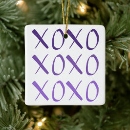XOXO Umarmungen und Küsse Ornament