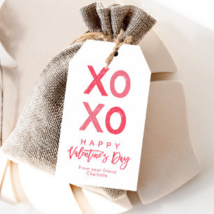 Xoxo Valentine Tag Geschenk Tag, Valentine Tag Tag Geschenkanhänger
