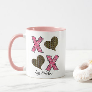 XOXO Valentine Tasse - Hugs Kisses Geschenk für Be