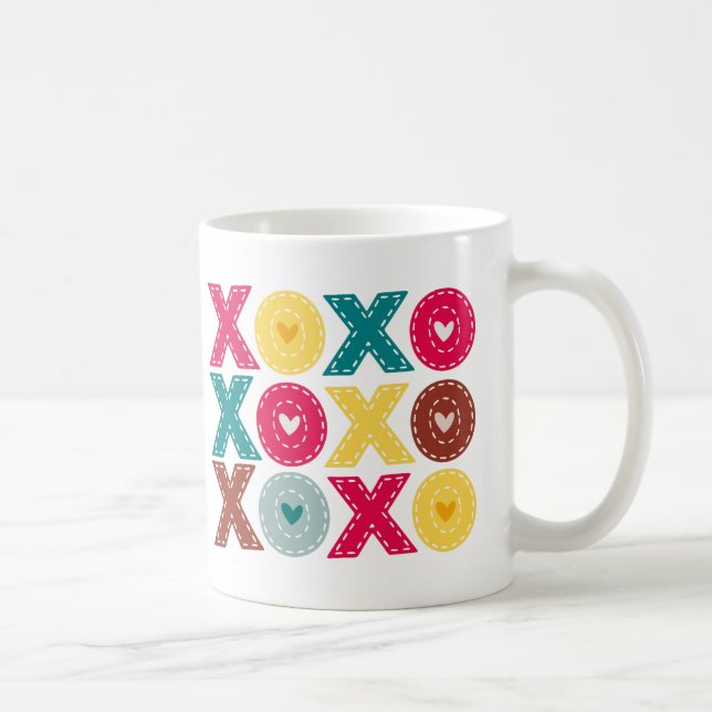 XOXO Valentinstag Kaffeetasse (Rechts)