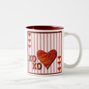 XOXO ZWEIFARBIGE TASSE