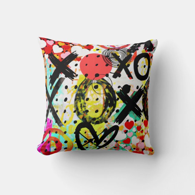 XOXOXOXOXO-Sammlung Kissen (Vorderseite)