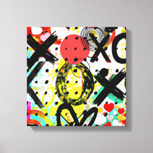 XOXOXOXOXO-Sammlung Leinwanddruck