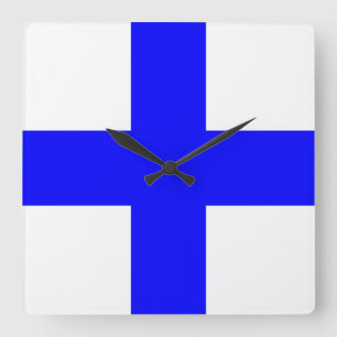 XRAY BLUE CROSS QUADRATISCHE WANDUHR