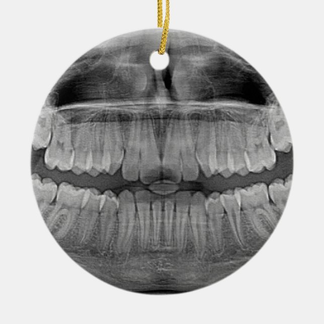 Xray Smile Keramik Ornament (Vorne)