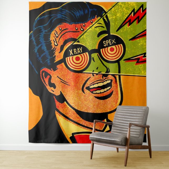 Xray Spex Wandteppich (Beispiel)