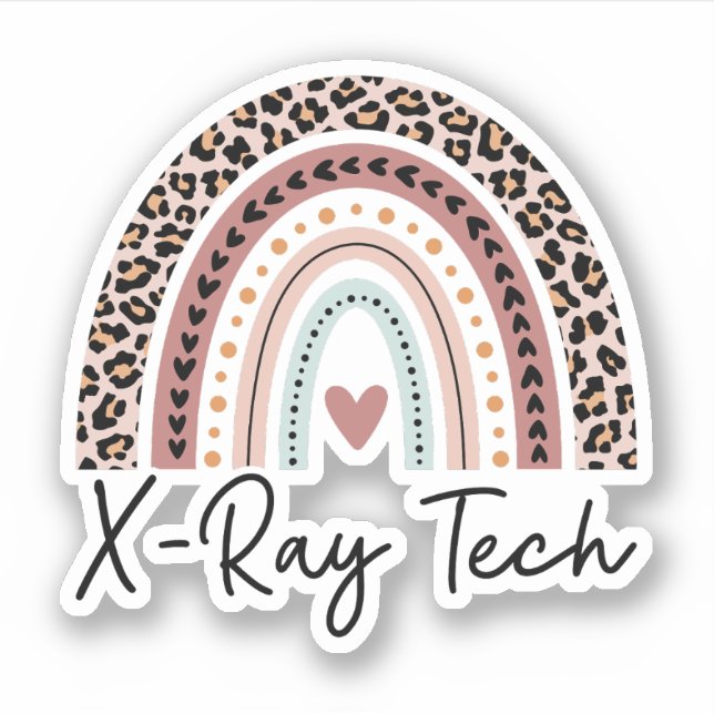 Xray Tech, Radiologiker, Xray Tech Grad Aufkleber (Vorderseite)