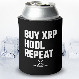 XRP Crypto Kryptowährung kaufen XRP Hodl Wiederhol Dosenkühler