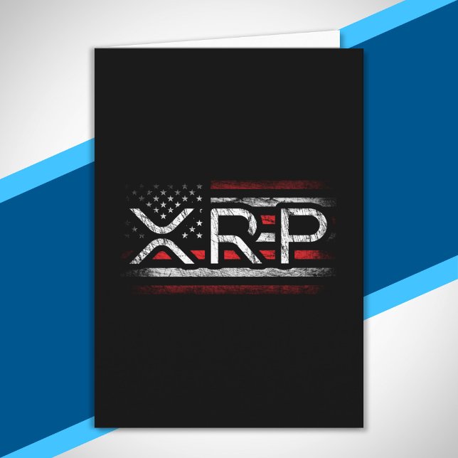 XRP Crypto Währung Kryptowährung American Flag Karte (Von Creator hochgeladen)