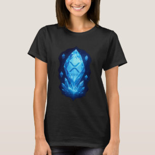 XRP Diamant im Rohzustand Kristallin - Krypto HODL T-Shirt