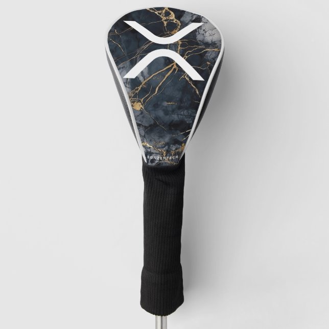 XRP Indigo Marble Golf Driver Cover Headcover (Vorderseite)