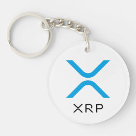 XRP Kräuselungs-blauer u. schwarzer des Logo-| Schlüsselanhänger