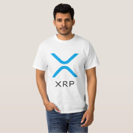 XRP Kräuselungs-blaues u. schwarzes Wert-Shirt des T-Shirt