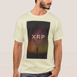 xrp, ondulation, T-shirt élégant de logo de ciel