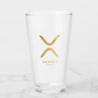 XRP - Ripple (Gold) Glas