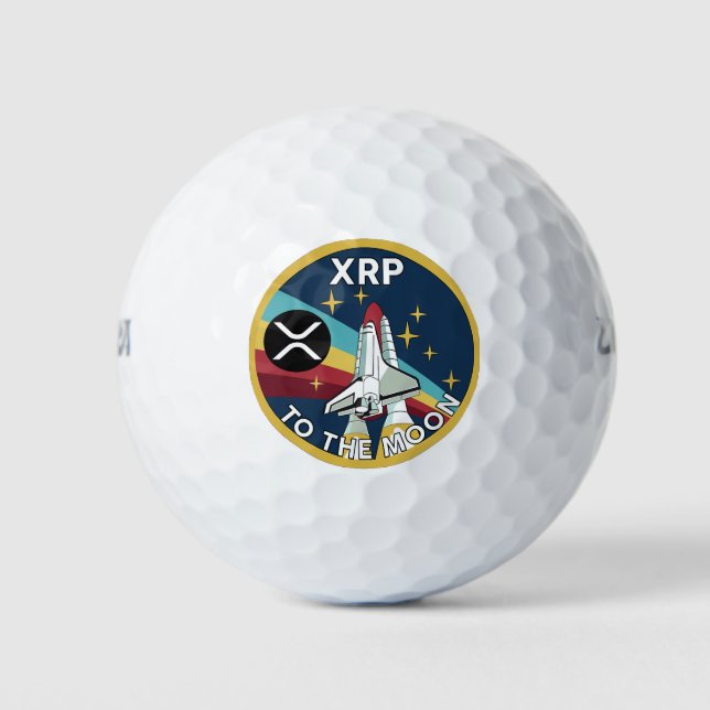 XRP-TO-MOON GOLFBALL (Vorderseite)