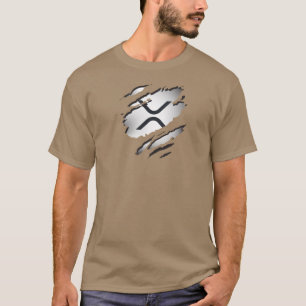 XRP-Tornabbild mit Logo-Darstellung unten - T - Sh T-Shirt