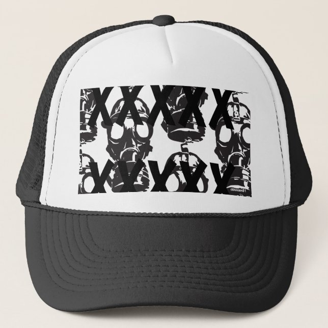 Xs-Gasmasken Truckerkappe (Vorderseite)