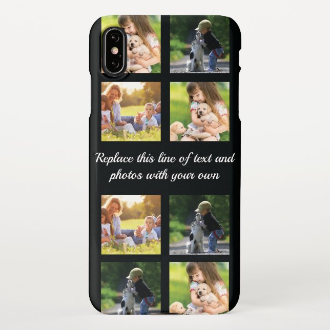 XS Max Personnaliser le collage photo et le coque iphone  (Dos)