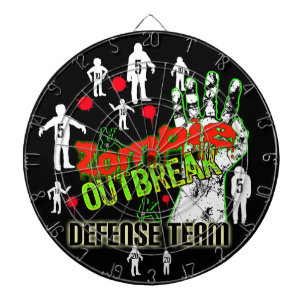 Xtra Points Zombie Outbreak Defense Team Dartziels Dartscheibe