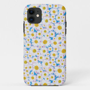 Xtreme-Fall für iPhone 5/5: White Daisies on Blue Case-Mate iPhone Hülle