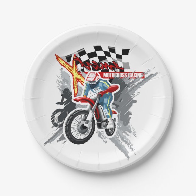 Xtreme Motocross Racing | Sport Pappteller (Vorderseite)