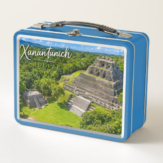 Xunantunich Belize Mayanische archäologische Sehen Metall Brotdose