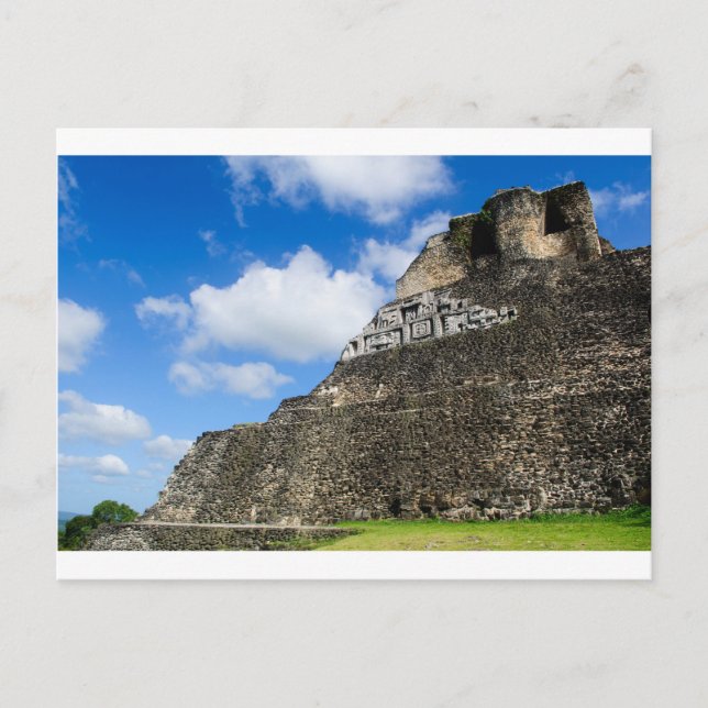 Xunantunich Mayan Ruin in Belize Postkarte (Vorderseite)