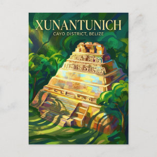 Xunantunich Mayan Ruinen Belize Postkarte