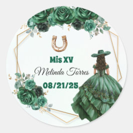 xv-Aufkleber Runder Aufkleber