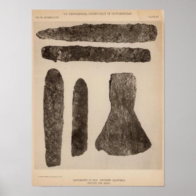 XV Eisen implementiert, Also Kalifornien Poster (Vorne)