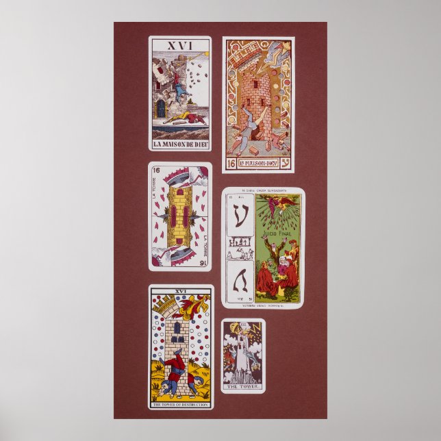 XVI Der Tower der Zerstörung Poster (Vorne)