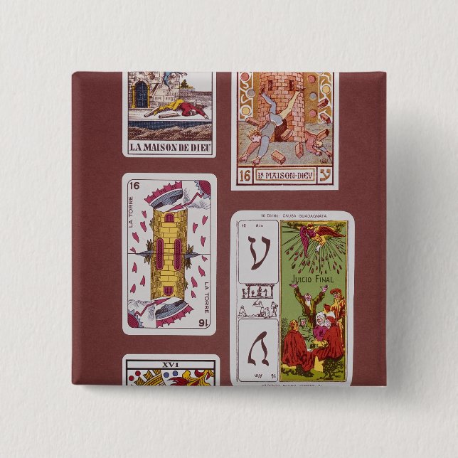 XVI der Turm der Zerstörung Button (Vorderseite)