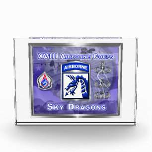 XVIII Airborne Corps Sky Dragons  Maßgeschneidert Fotoblock