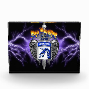 XVIII Airborne Corps Sky Dragons Maßgeschneidert Fotoblock