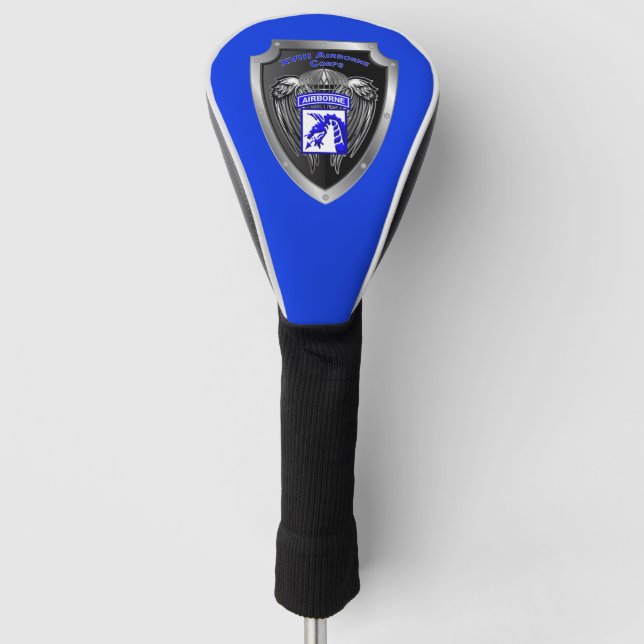 XVIII Im Flugzeug Corps-Schild Golf Headcover (Vorderseite)