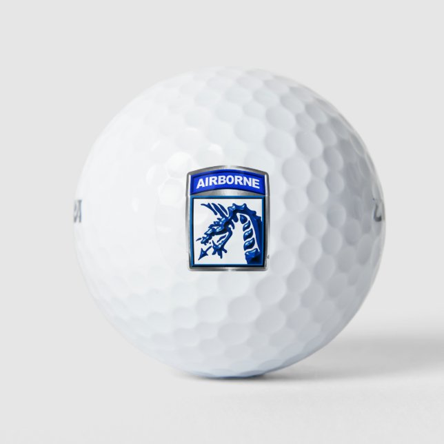 XVIII Im Flugzeug Korps Golfball (Vorderseite)