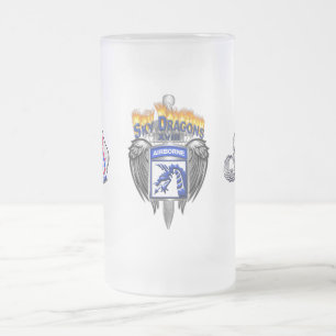 XVIII Im Flugzeug Korps Phantastische Sky Dragons Mattglas Bierglas